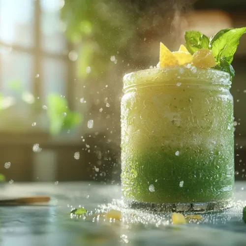 recette Fraîcheur glacée épinard citron et menthe