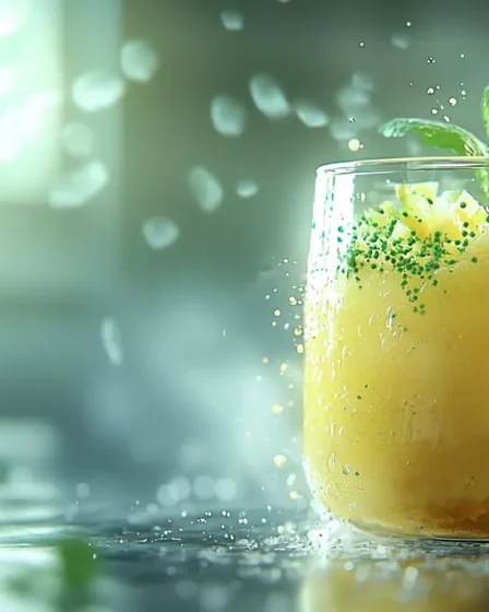 recette Smoothie ananas menthe givré