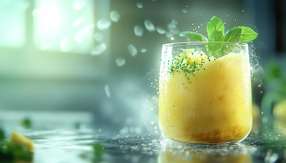 recette Smoothie ananas menthe givré