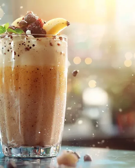 recette Smoothie banane chocolat fondant