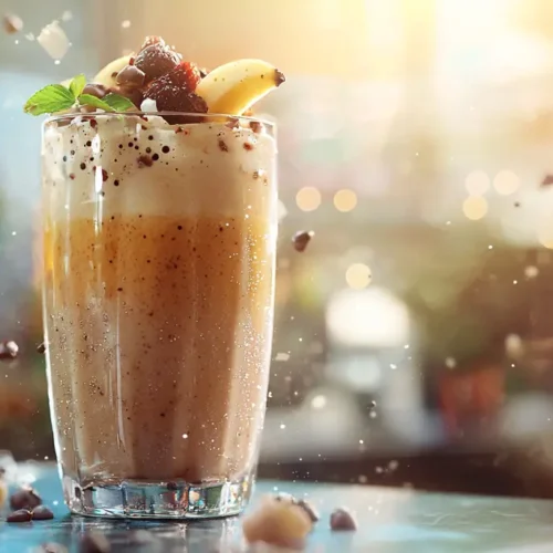 recette Smoothie banane chocolat fondant