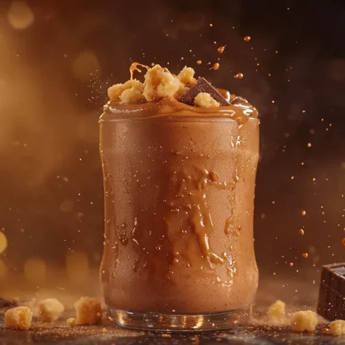 recette Smoothie beurre de cacahuète chocolat