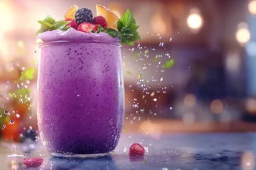recette Smoothie cassis poire velouté
