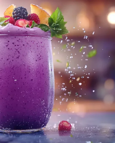 recette Smoothie cassis poire velouté