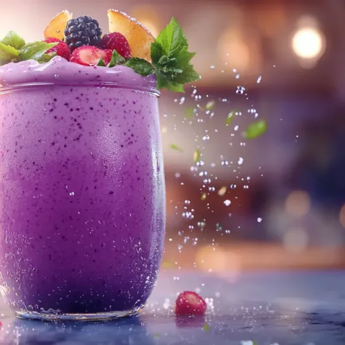recette Smoothie cassis poire velouté