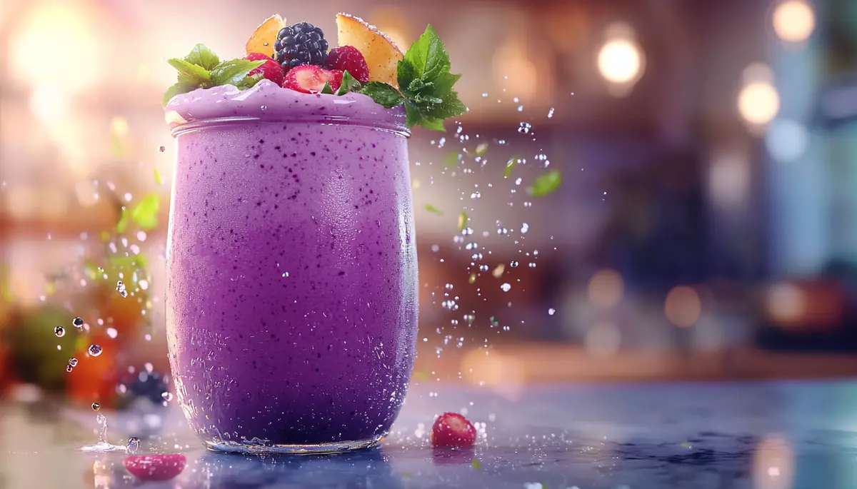 recette Smoothie cassis poire velouté