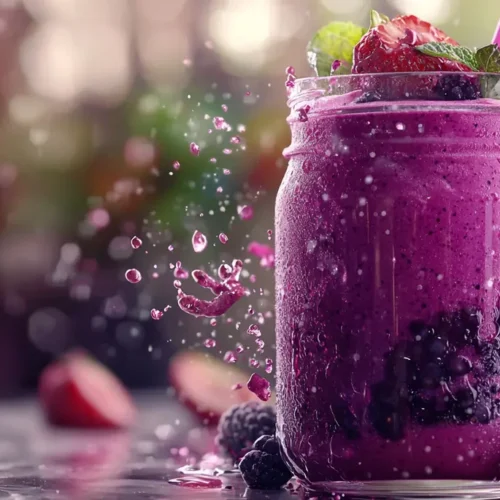 recette Smoothie cerise noire vanille douce