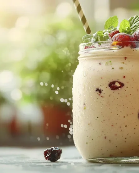 recette Smoothie concombre raisin blanc glacé