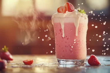 recette Smoothie fraise chantilly décadent