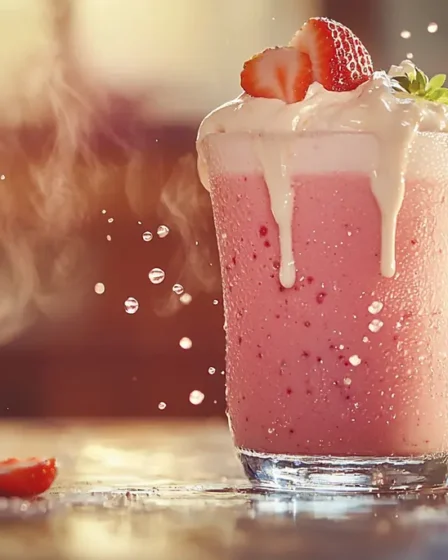 recette Smoothie fraise chantilly décadent