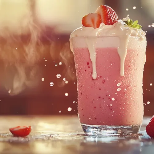 recette Smoothie fraise chantilly décadent
