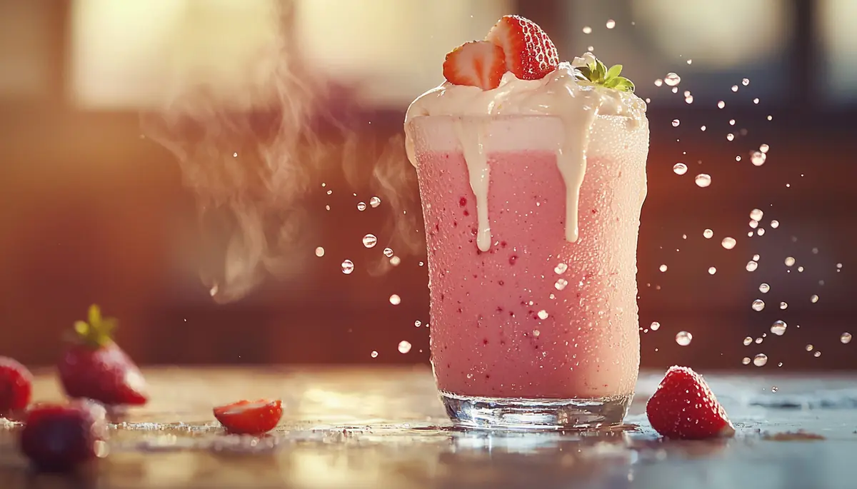 recette Smoothie fraise chantilly décadent