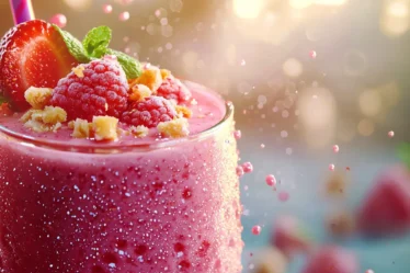 recette Smoothie fraise framboise lait d’amande