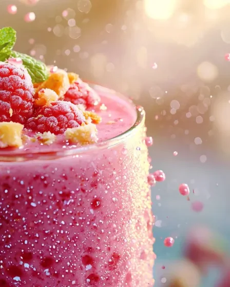 recette Smoothie fraise framboise lait d’amande