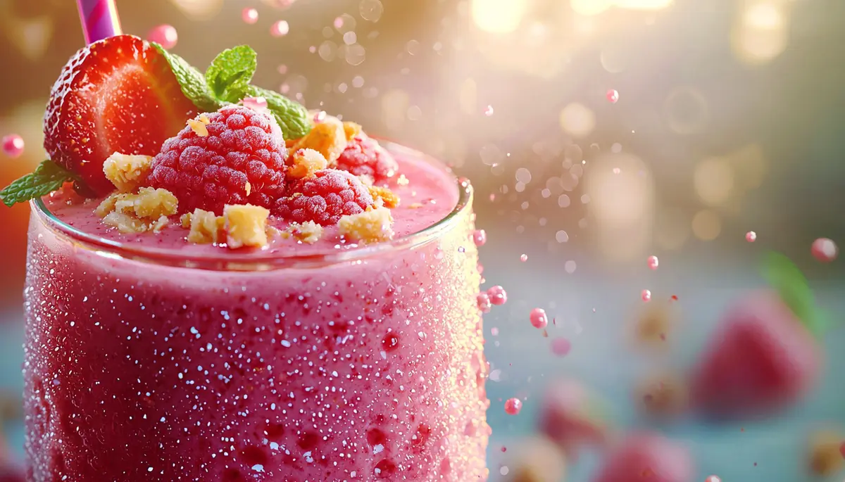 recette Smoothie fraise framboise lait d’amande