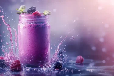 recette Smoothie fraise myrtille onctueux
