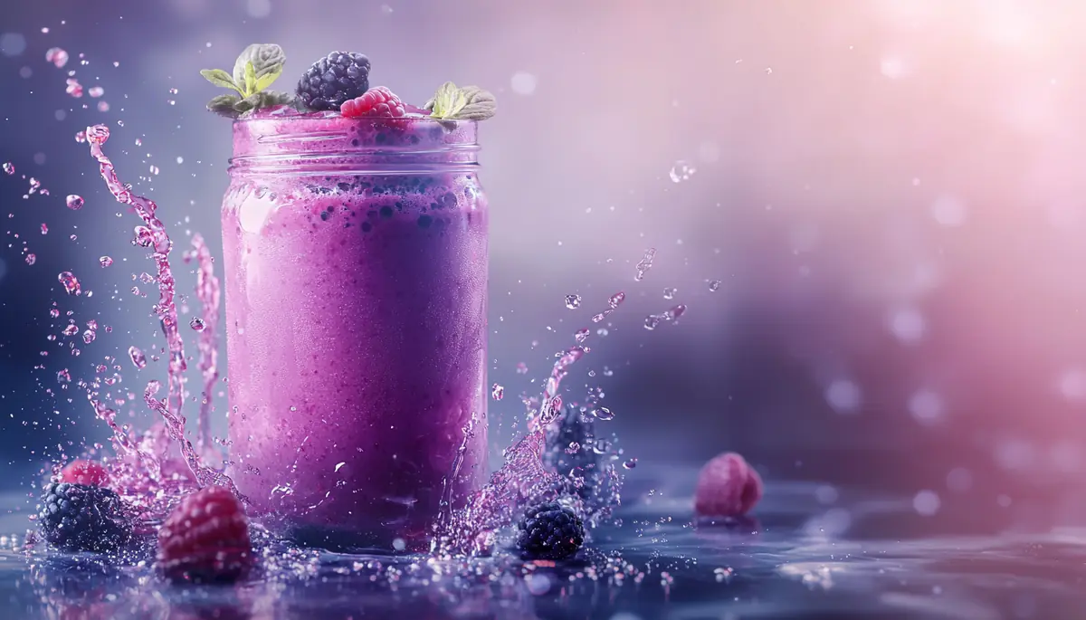 recette Smoothie fraise myrtille onctueux