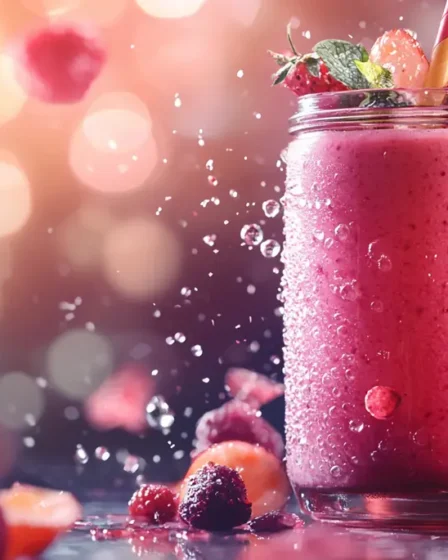 recette Smoothie framboise grenade fraîcheur