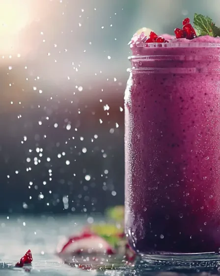 recette Smoothie framboise hibiscus glacé