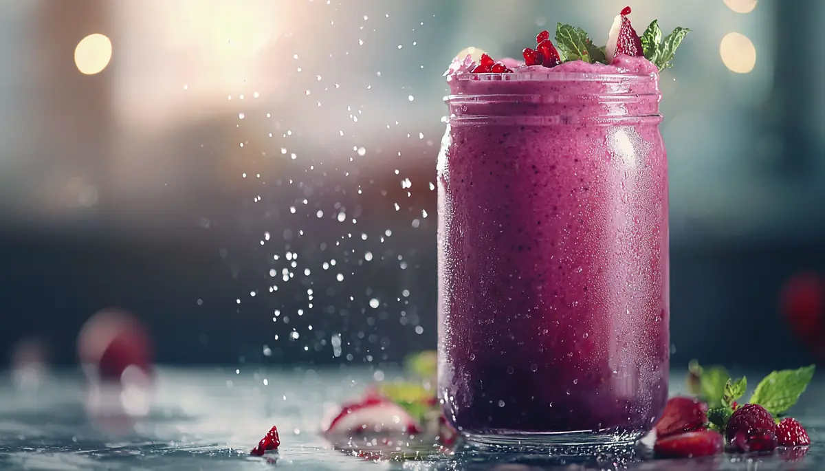 recette Smoothie framboise hibiscus glacé