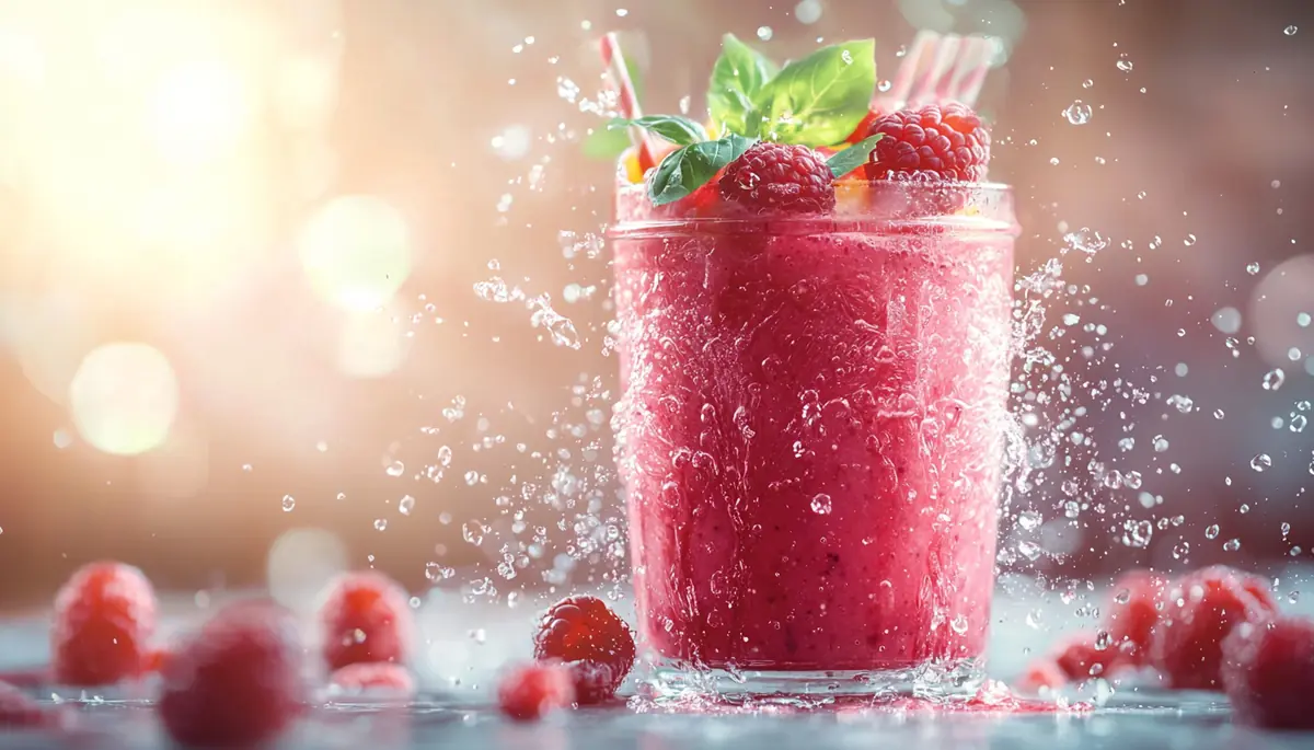 recette Smoothie framboise pomme d’été