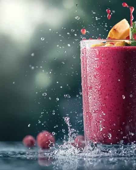 recette Smoothie fruits rouges et sirop d’érable