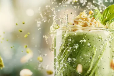 recette Smoothie lait d’amande matcha glacé