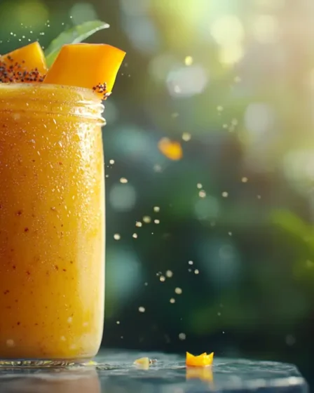 recette Smoothie mangue passion éclatant