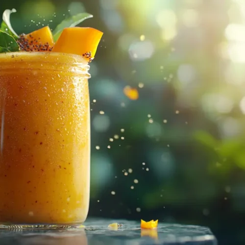 recette Smoothie mangue passion éclatant