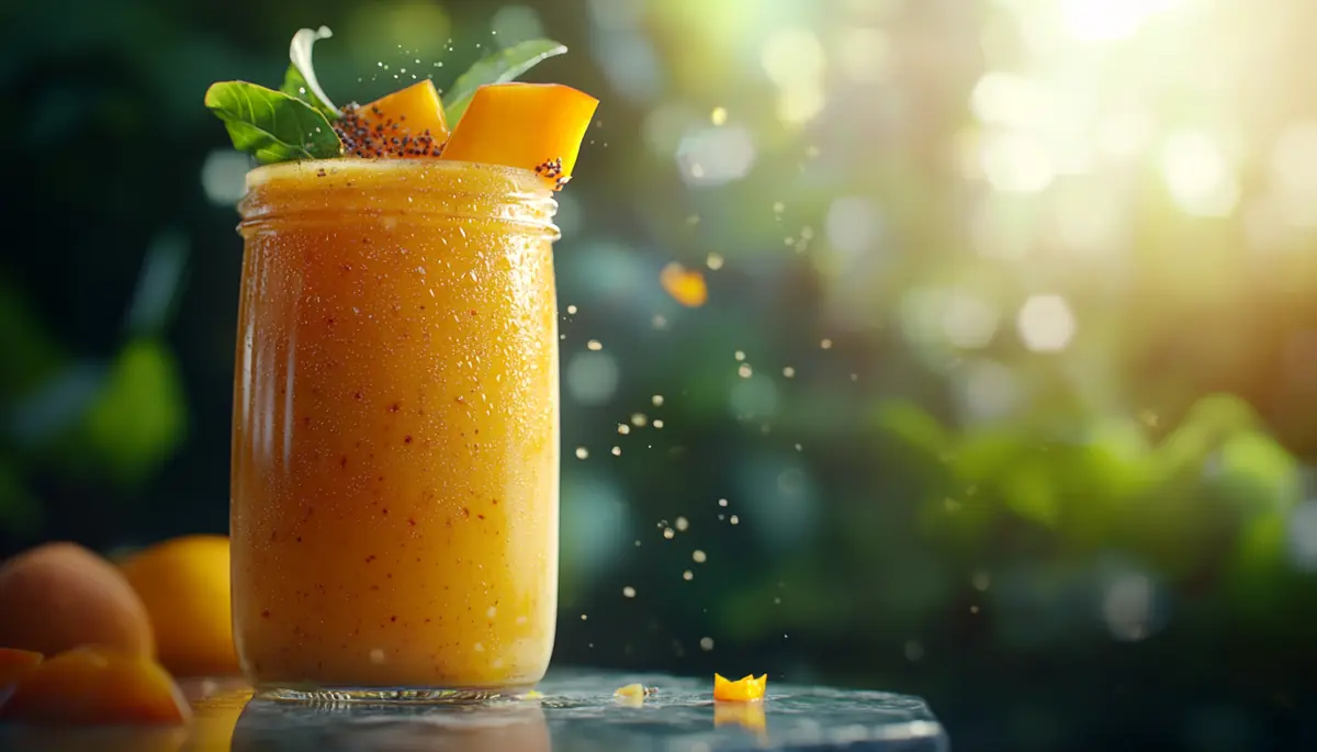 recette Smoothie mangue passion éclatant