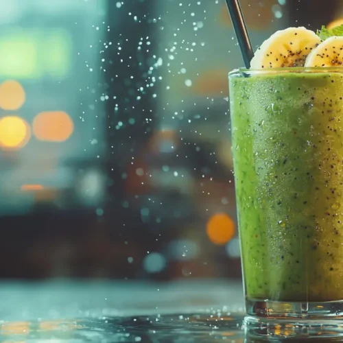recette Smoothie matcha banane et épinards