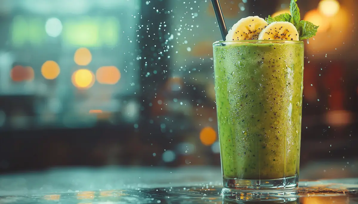 recette Smoothie matcha banane et épinards