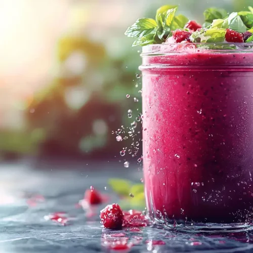 recette Smoothie mûre cassis intense