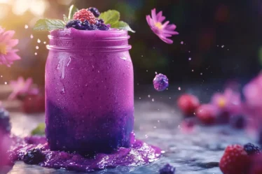 recette Smoothie myrtille violette onirique