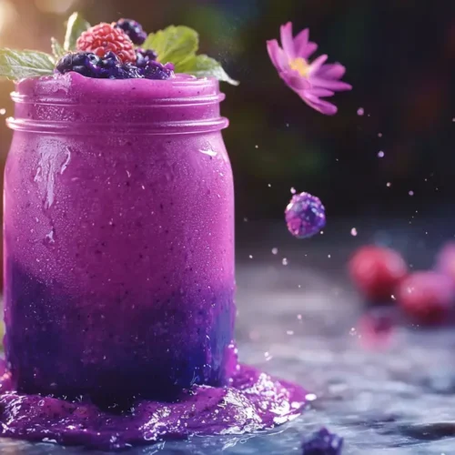 recette Smoothie myrtille violette onirique