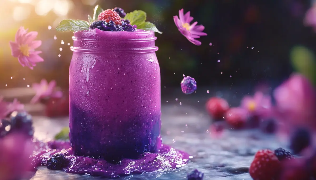 recette Smoothie myrtille violette onirique