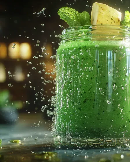 recette Smoothie pomme verte menthe fraîche