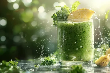 recette Smoothie tropical kale ananas citron vert
