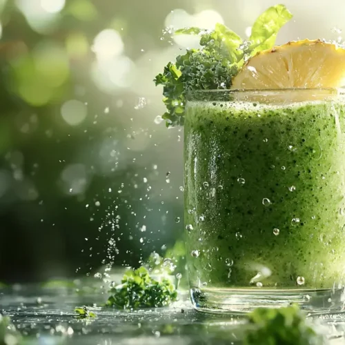 recette Smoothie tropical kale ananas citron vert