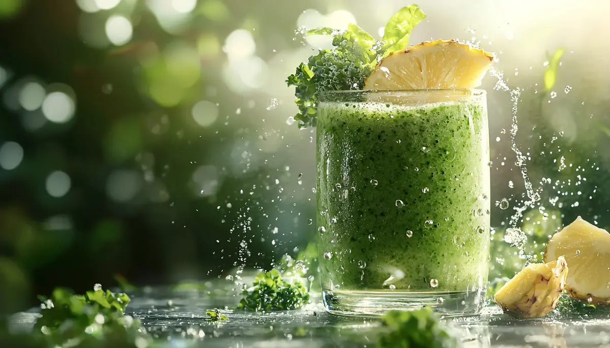 recette Smoothie tropical kale ananas citron vert