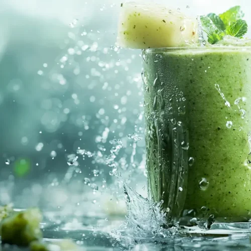recette Smoothie vert détox pomme épinard