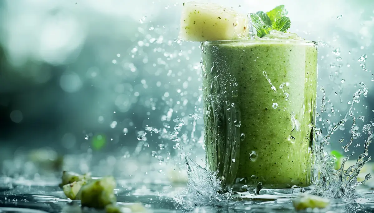 recette Smoothie vert détox pomme épinard