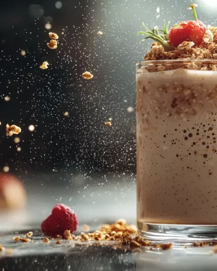 recette Smoothie yaourt granola croustillant