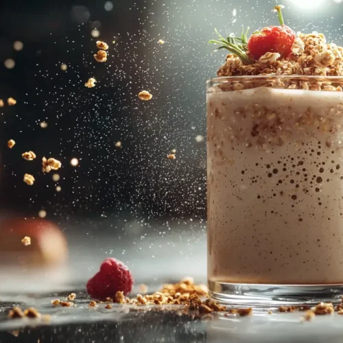 recette Smoothie yaourt granola croustillant