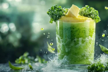 recette Vitalité verte avec chou kale et mangue